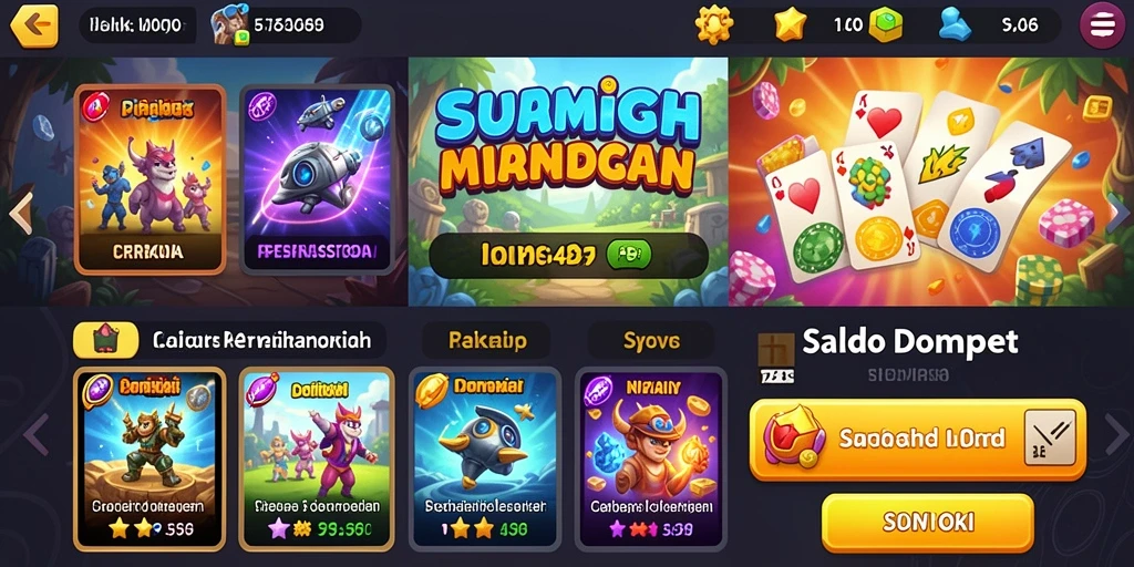 Kolom jackpot menggiurkan yang menanti pemain beruntung.