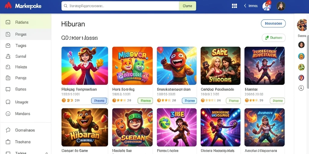 Kartu bingo yang variatif dan seru.