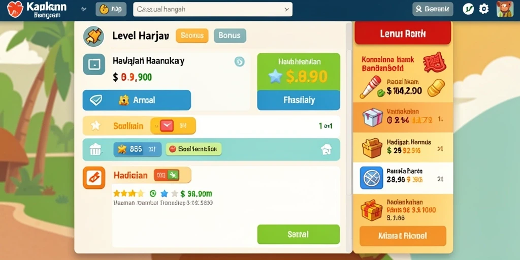 Fitur reward yang menarik untuk semua pemain.
