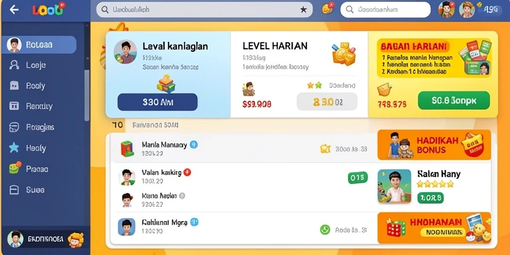 Pengalaman bermain yang interaktif dan seru.