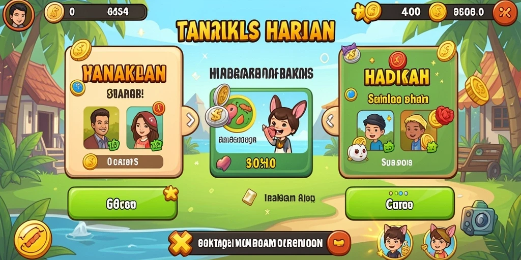 Pengguna sedang berinteraksi dalam komunitas game.