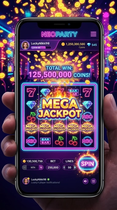 neoparty — layar beranda
